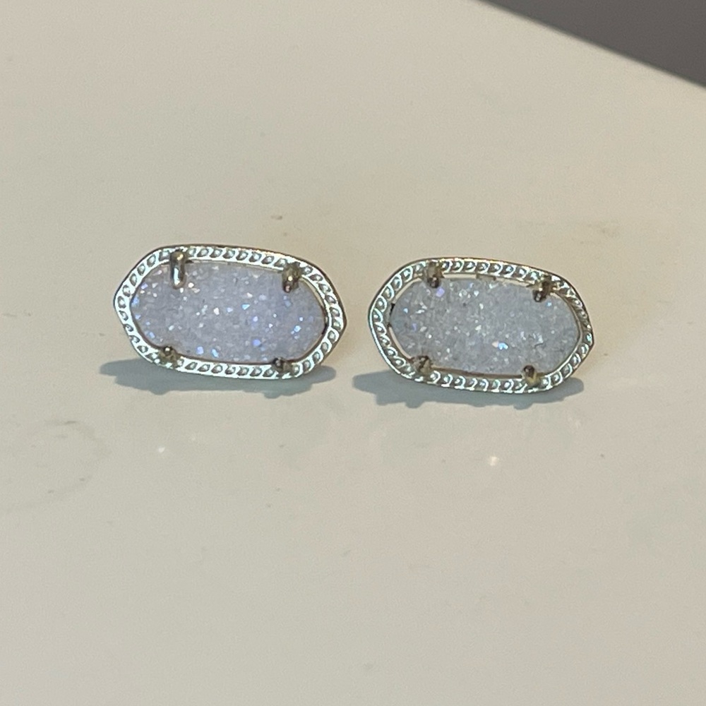 Kendra Scott Ellie Iridescent Drusy Earrings